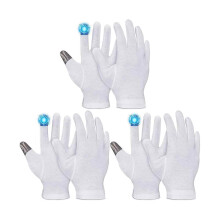 Guanti idratanti per mani asciutte, touchscreen, guanto da notte per dormire, trattamento per eczema, trattamento cosmetico SPA, materiale morbido e