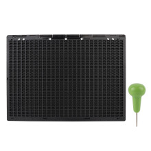 Bærbar skriveplate for blindeskrift med pen håndskriftfunksjon, slitesterk og solid plate gir glatt skriveflate, kompakt design sikrer enkel bruk
