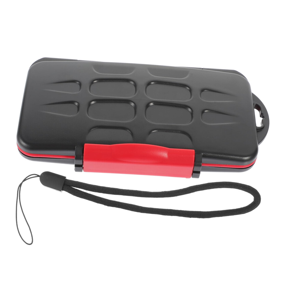 Memory Card Holder Splashproof Shockproof Case Compact Storage Box For Game And Camera Cards 9187378761779