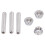 Durable Exhaust Manifold Stud Nuts Kit N811313S431 M8x50mm Thread 3