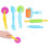 6pcs Clay Dough Tools Kit for Kids Art Modeling Rollers Molds Cutters 10