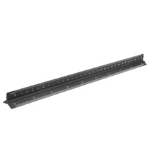 Metal Triangular Scale 11.8in Aluminium Alloy Drawing Tool for Architects
