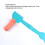 6pcs Clay Dough Tools Kit for Kids Art Modeling Rollers Molds Cutters 4