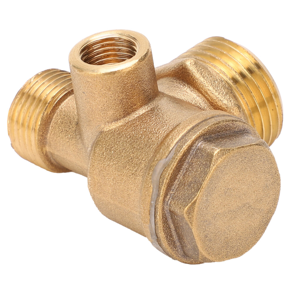 Reliable 1/2X3/8X10 Brass Check Valve - Prevents Air Backflow 4611378357281