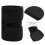 2PCS Elastic Leg Support Brace Wrap Protector, XL, Black, Rubber 11