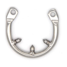 Single Stainless Steel AntiOff Ring For BDHYS Chastity Cage Device, Compatible Cage Accessory