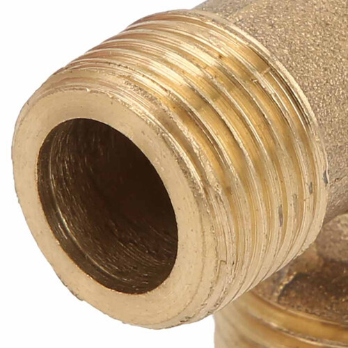 Durable 1100W Air Compressor Brass 1/2x3/8 Check Valve Elbow Fitting 2