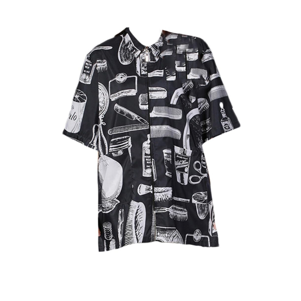 Hairdressing Barber Coat For Home Store Use, Collar Design, Professional Barber Working Clothes For Barbershop 9199774904834