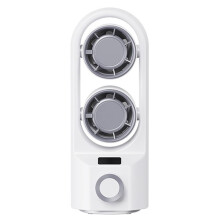 Desktop Double Electric Fan Dual Fan Desktop Tower Fan Model B Silent Home Office Mini Wind Turbine Fan