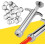 Handheld Clay Extruder Tool With 20 Tip Stainless Steel Sugar Paste Extruder 3