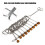 Fun Puzzle Toy 22cm – Brain Teasing Interlock Link Disentanglement Challenge 8