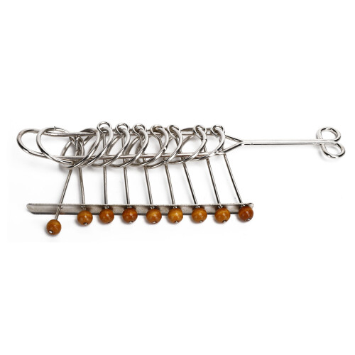 Fun Puzzle Toy 22cm – Brain Teasing Interlock Link Disentanglement Challenge 1