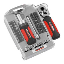 Set di punte di avvitamento 25 mm 40 pezzi Kreator-KRT064610 - Punta - Acciaio - Confezione