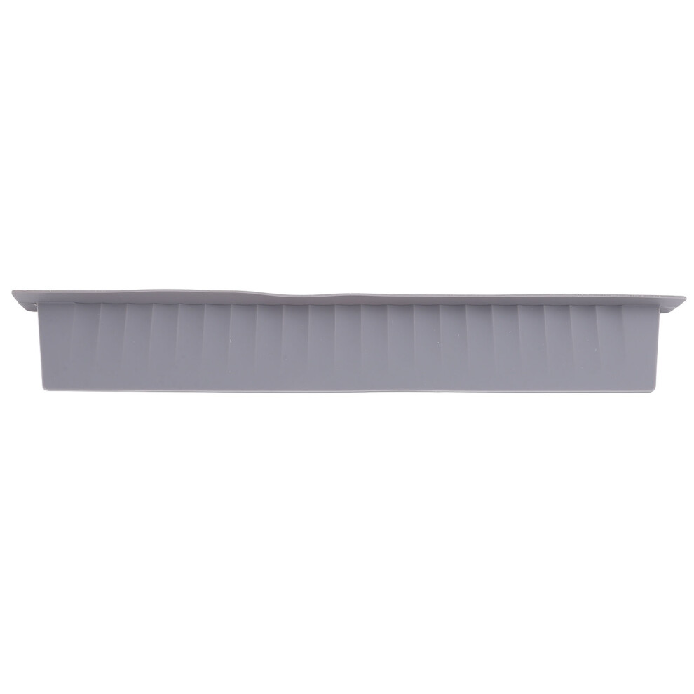 Dark/Gray Silicone Splash Guard For Kitchen Sink - Waterproof Barrier