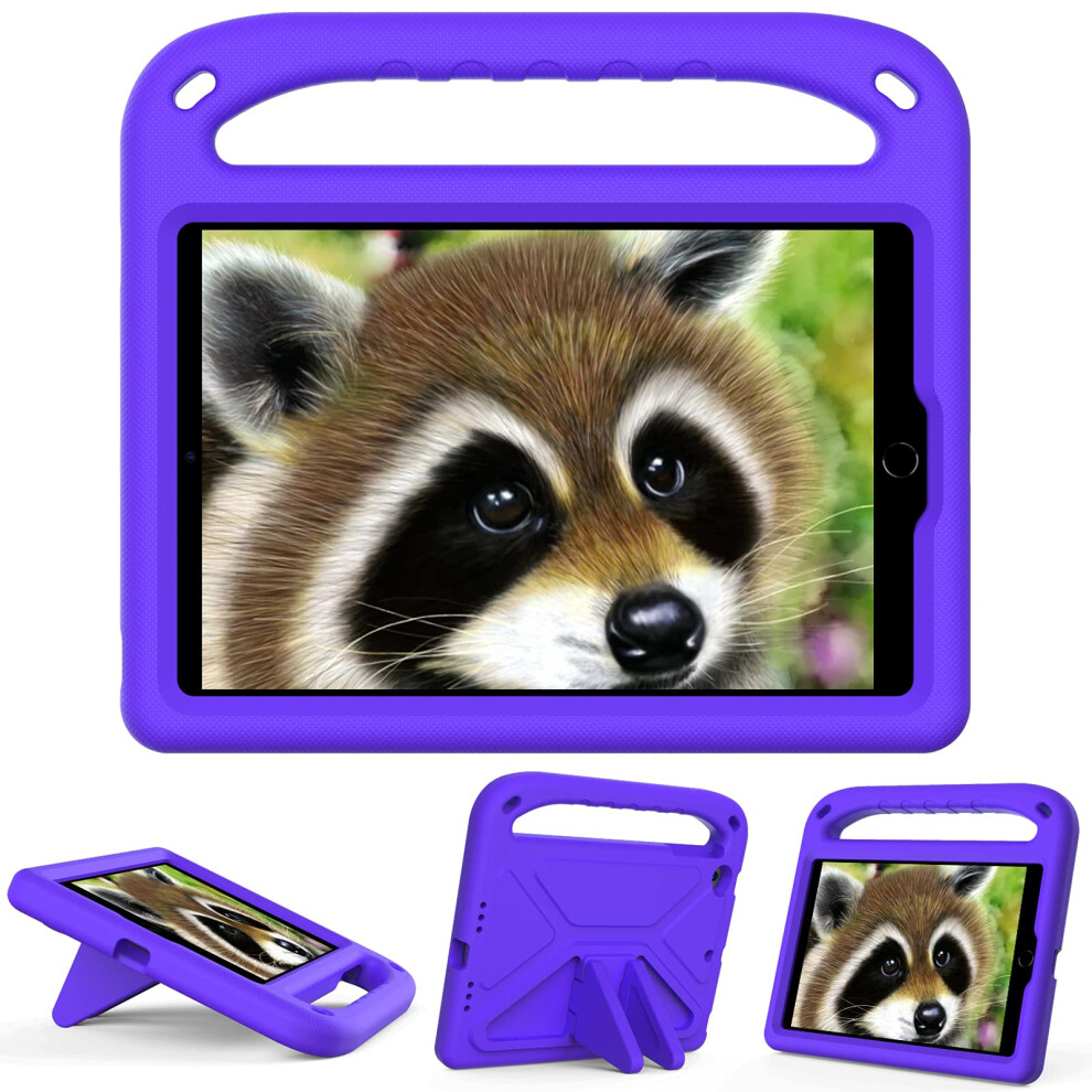 Kids Case Shockproof Eva Foam With Handle Stand For 7.9 Inch Ipad Mini 15 Purple 9094768726198