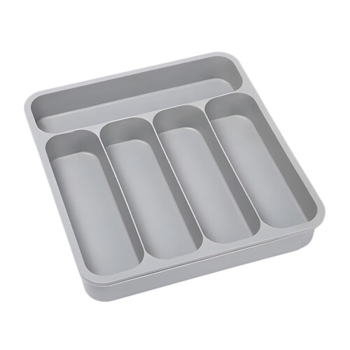 Expandable Silverware Drawer Organizer Tray Compartments Thickened PP Utensil Holder ScratchResistant EasyClean