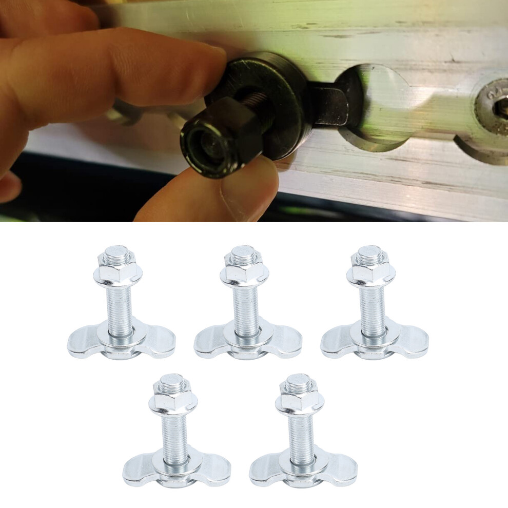 5Pcs M10x45mm L Track Double Lug Threaded Studs For Truck, Trailer, Rv 9491378361137
