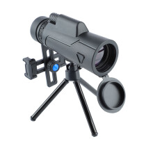 Télescope monoculaire HD 12X50, Dimensions : 16x7x6cm, en ABS durable, idéal pour l'extérieur et l'observation des oiseaux