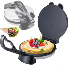 Electric Roti Maker 1800W DoubleSided Heating NonStick Chapati Press with Adjustable Temperature Control for Flatbread and Tortilla
