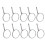 Type 4 Teeth Inspection Mirror - 10pcs Stainless Steel Oral Tools 11