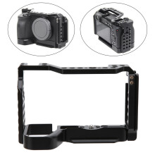 Aluminum Alloy Camera Cage for Sony A6600, Bronze, Cold Shoe Mount