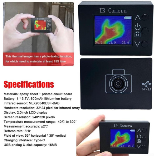 Intelligent Building Environment Temperature Measurement and Control Thermal Camera, HVAC Compatible, Wall Mount 1