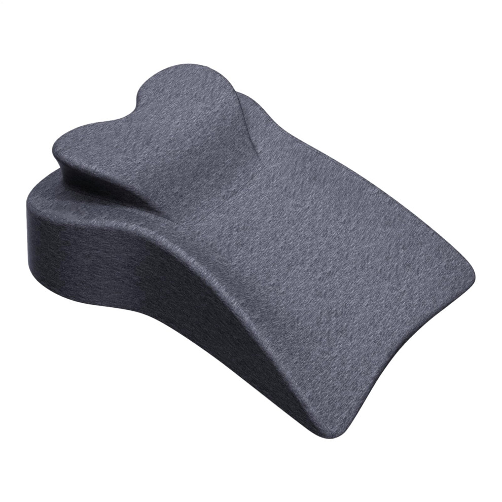 Black Leg Elevating Wedge Pillow Leg Raise Pillow Knee Support Cushion Reduces Back Pain Improves Circulation