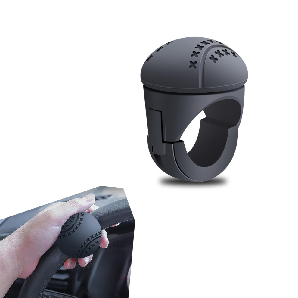 Car Steering Wheel Spinner With Ergonomic Curved Grip, Antislip Booster Knob For Truck Suv 9199774474962