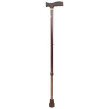 Foldbar stok, letvægtsaluminium, ergonomisk håndtag, skridsikre spidser, justerbar højde, praktisk bæring, forbedret støtte for pålidelig gang