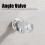 Válvula de cierre angular de acero inoxidable. Válvula angular de fácil instalación. Válvula de control de agua con superficie galvanizada. 4