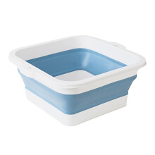 Foot Basin Foldable Foot Bath Bucket With 168Point Massage, AntiSlip, Large Blue Home Poolside Elderly Hotel Car Care