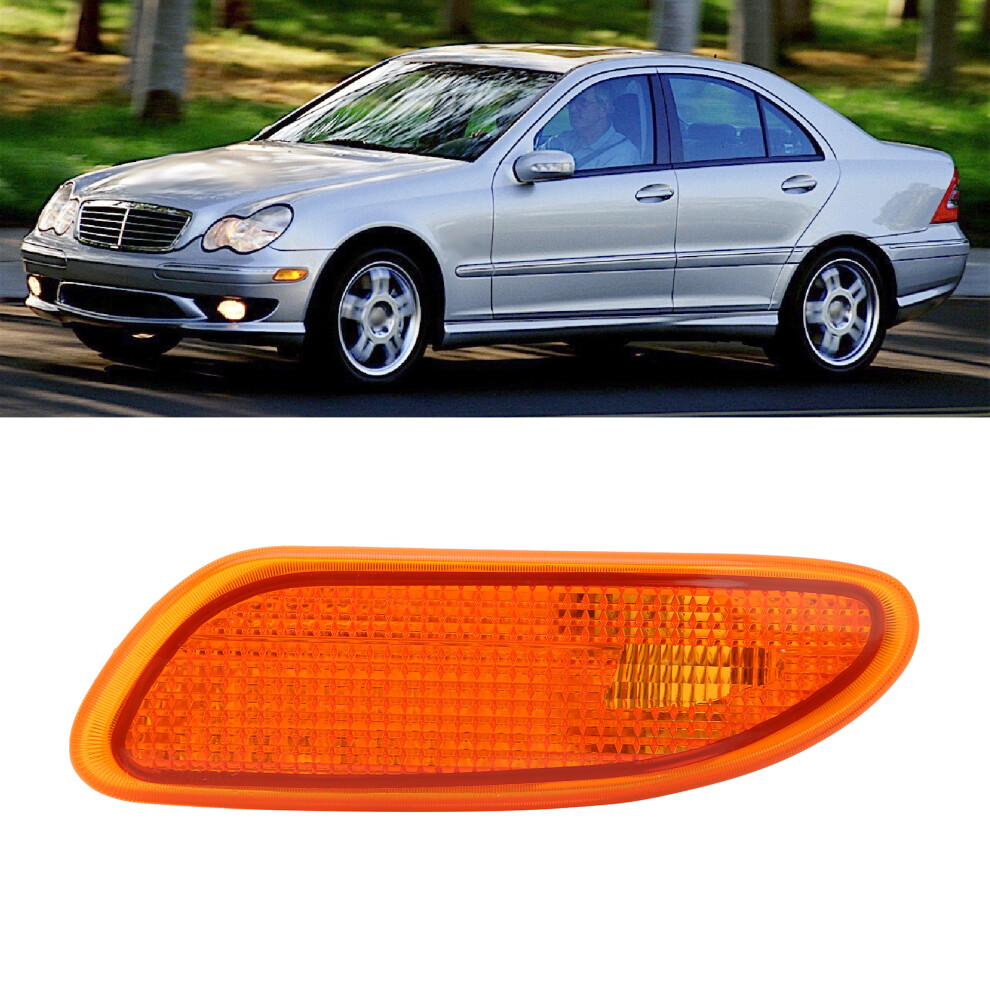 Left Side Marker Lamp For W203 C-Class 2001-2007 Amber 5081378366573