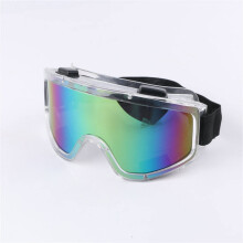 Ski Goggles and Motocross Goggles with AntiFog Lens, Windproof Design, Adjustable Strap, White