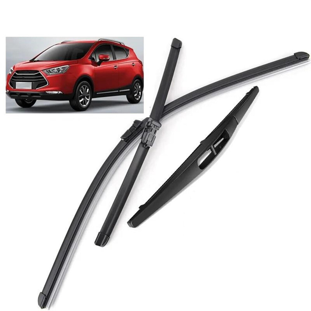 Windshield Wiper Blades Set For Jac Refine S3 20132023 Front And Rear With Wipe Performance 9094768737125