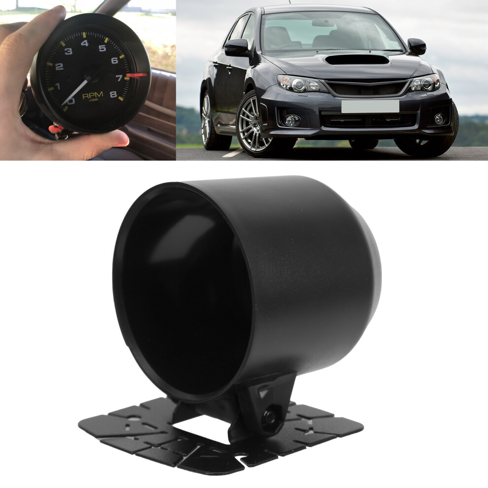 Speedometer Mount Heavy Duty Single Gauge Holder For Car Truck Motorcycle Black 7651378369768