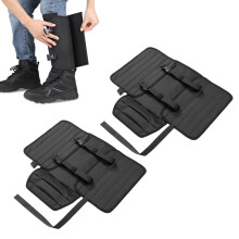 Water-Resistant Snake Gaiters, 53x43cm, Oxford Cloth, Black