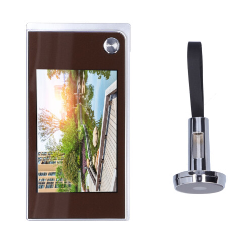 LCD κάμερα ματάκι πόρτας με ψηφιακό κουδούνι πόρτας, οθόνη οικιακής ασφάλειας, 2
