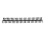 10 Pcs Black Plastic Loose Leaf Binding Spines 22mm 30 Holes 9