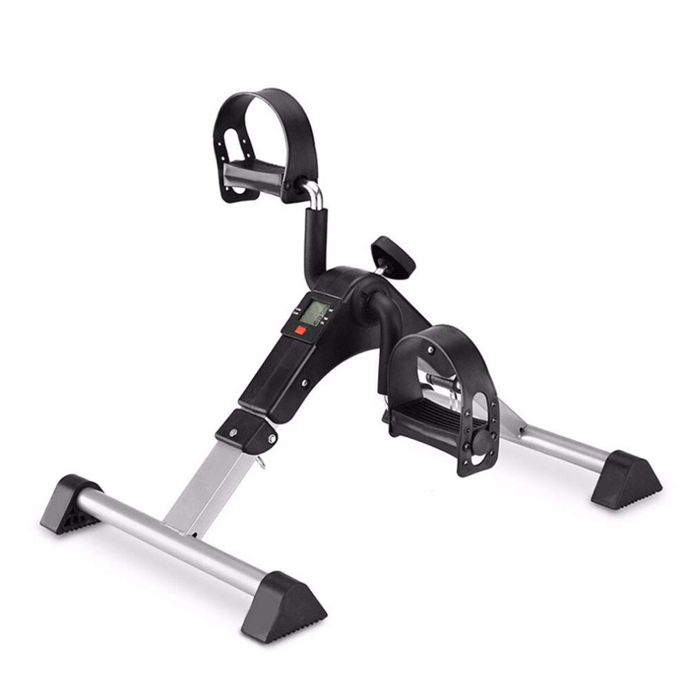 Red Mini Rehabilitation Training Machine Leg Exercise Equipment Pedal Bike Adjustable Resistance Compact Pedal Exerciser