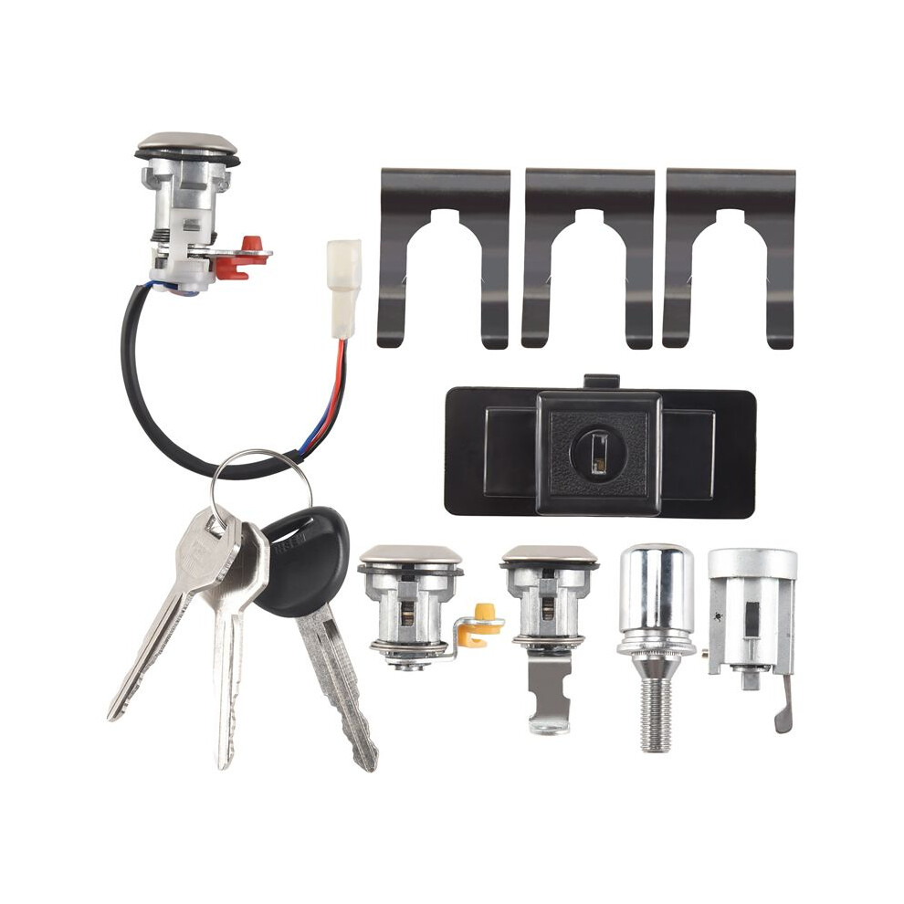 Car Lock Cylinder & Key For Pajero Shogun Montero Mk2 V31 V32 Mr259744 6032940963651