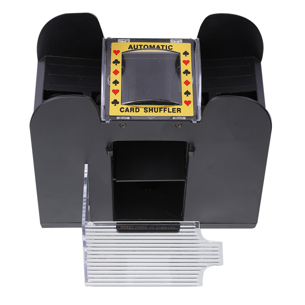 Battery Operated Automatic Card Shuffler, Quick Even Shuffle Portable Travel Friendly For Various Card Game, 1PCS