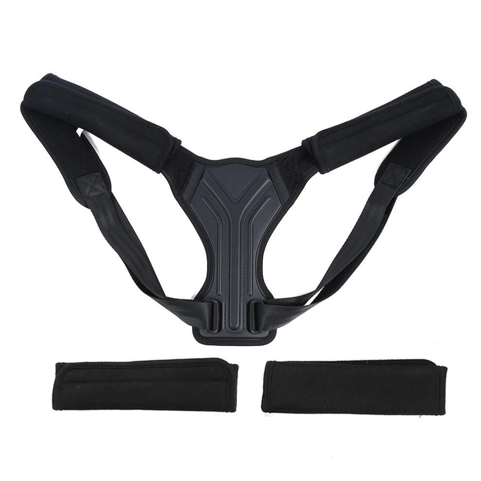 Ergonomic Posture Corrector For Back Support - Adjustable Spinal Alignment Brace - Breathable Memory Support Bars - Shoulder And Clavicle Relief -