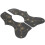 Black 2-Pack Guitar Guard Picks AntiScratch Pickguard for Stringed Instruments 5