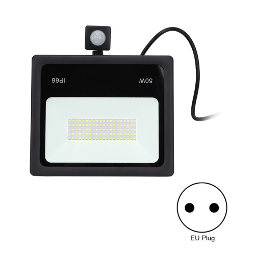 Adjustable Motion Sensor Floodlight Super Bright Durable Outdoor LED Security Light With Rotatable Bracket IP66 Waterproof Weatherproof Easy To