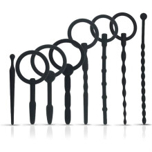 Silicone Urethral Sound for Men with Pleasure Cone Tip, Smooth Flexible Penis Plug Style 7