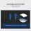 3D Contoured Sleeping Mask with Soft Memory Foam for  Light Blocking Travel Navy Blue 4