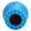 Compact Blue Pet Bath Brush with Integrated Shampoo Dispenser Soft Rubber 9
