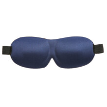 3D Contoured Sleeping Mask with Soft Memory Foam for Light Blocking Travel Navy Blue