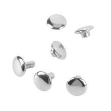 500Pcs Stainless Steel Double Sided Rivet Set 7x6mm for Crafts, Clothing