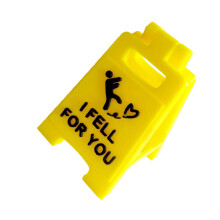Funny Valentines Day Gift Desk Decors Signs-1pcs yellow black